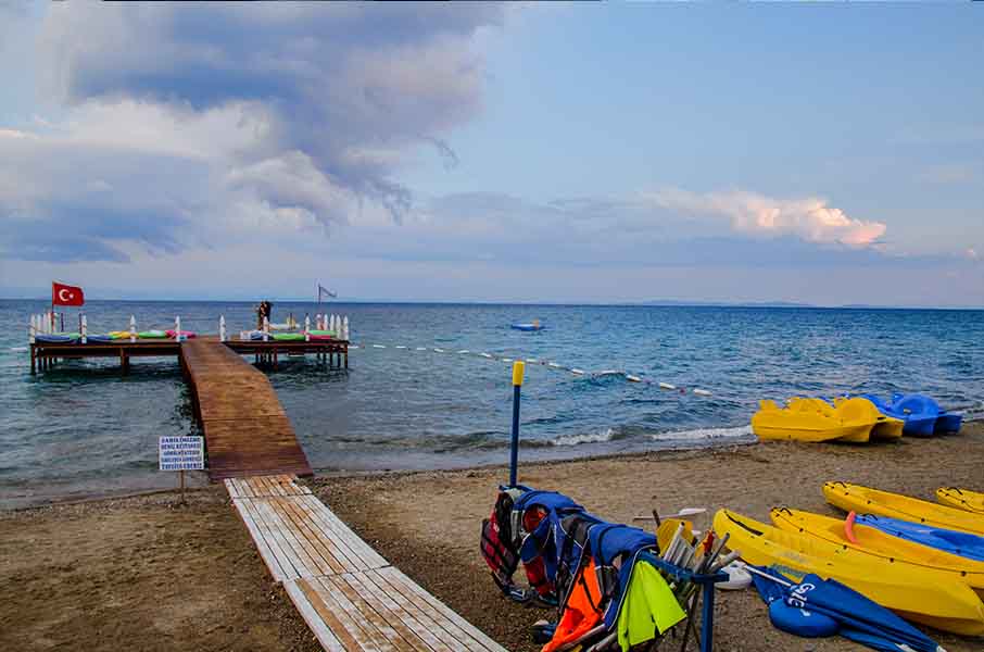 Elbis Hotel Altınoluk Balıkesir - Alkolsüz Aile Oteli - İskele